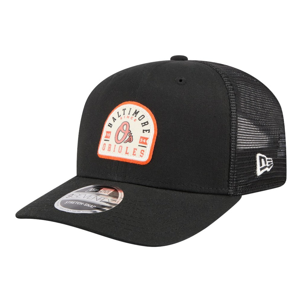 Baltimore Orioles New Era Alternate Logo Contest 9SEVENTY Adjustable Trucker Hat - Black - New Era on Sale