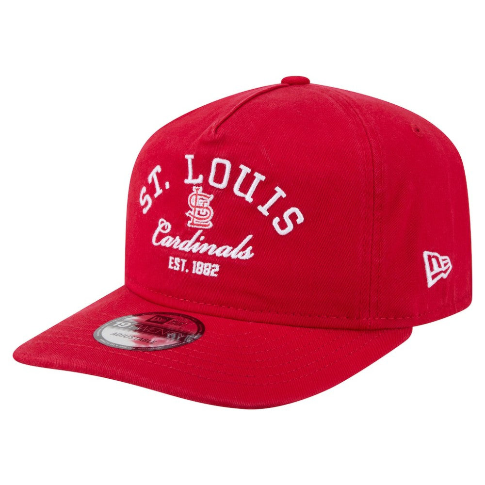 St. Louis Cardinals New Era Stacked 19TWENTY Adjustable Hat - Red - New Era Online