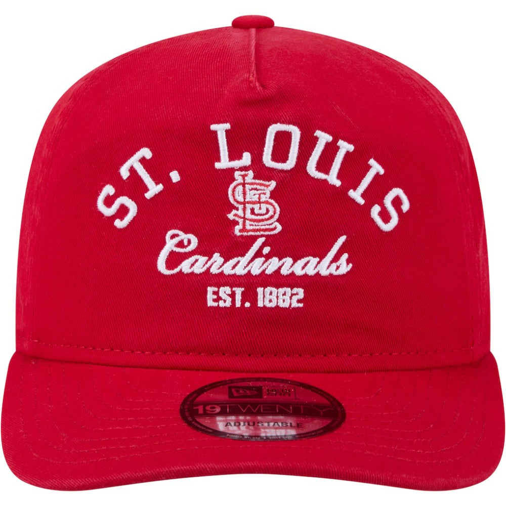 St. Louis Cardinals New Era Stacked 19TWENTY Adjustable Hat - Red - New Era Online