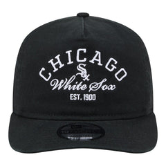 Chicago White Sox New Era Stacked 19TWENTY Adjustable Hat - Black - New Era Online