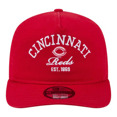 Cincinnati Reds New Era Stacked 19TWENTY Adjustable Hat - Red - New Era Lifestyle