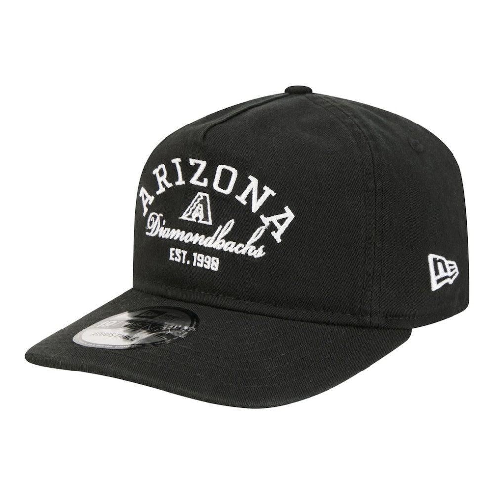 Arizona Diamondbacks New Era Stacked 19TWENTY Adjustable Hat - Black - New Era Online
