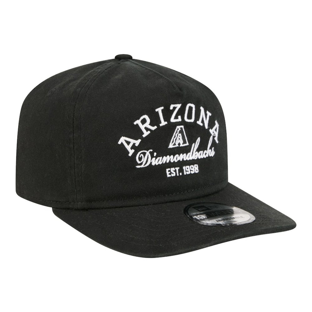 Arizona Diamondbacks New Era Stacked 19TWENTY Adjustable Hat - Black - New Era Online