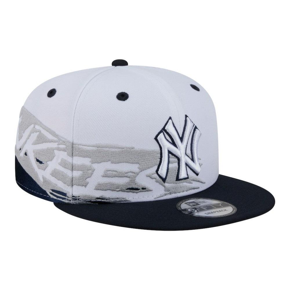 New York Yankees New Era 9FIFTY Snapback Hat - White/Navy - New Era Lifestyle