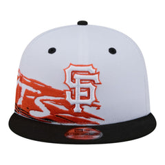 San Francisco Giants New Era Swept 9FIFTY Snapback Hat - White - New Era Lifestyle