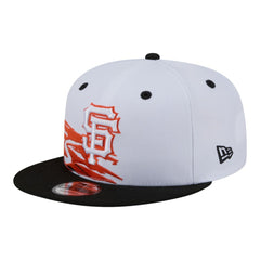 San Francisco Giants New Era Swept 9FIFTY Snapback Hat - White - New Era Lifestyle