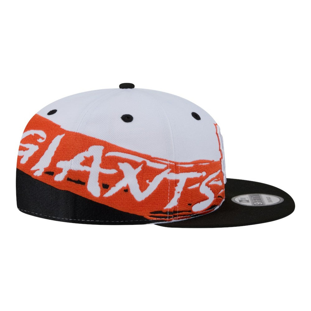 San Francisco Giants New Era Swept 9FIFTY Snapback Hat - White - New Era Lifestyle