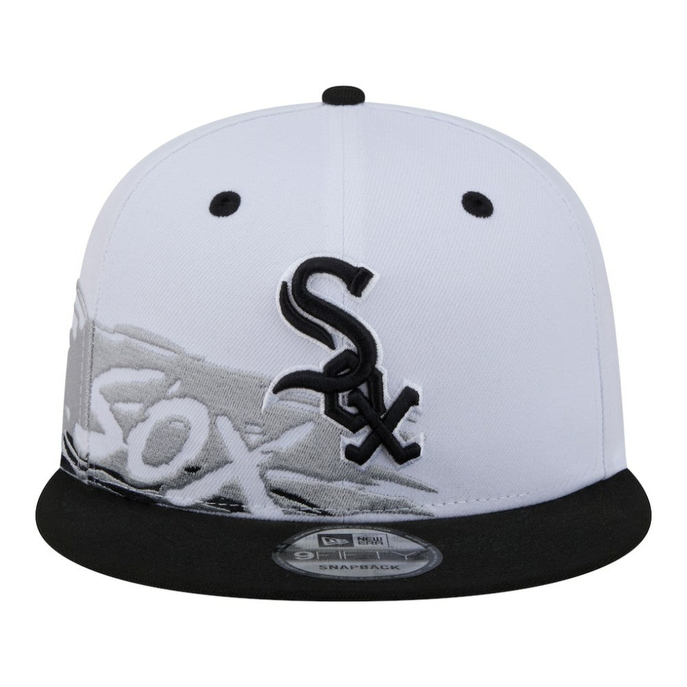 Chicago White Sox New Era 9FIFTY Snapback Hat - White/Black - New Era on Sale