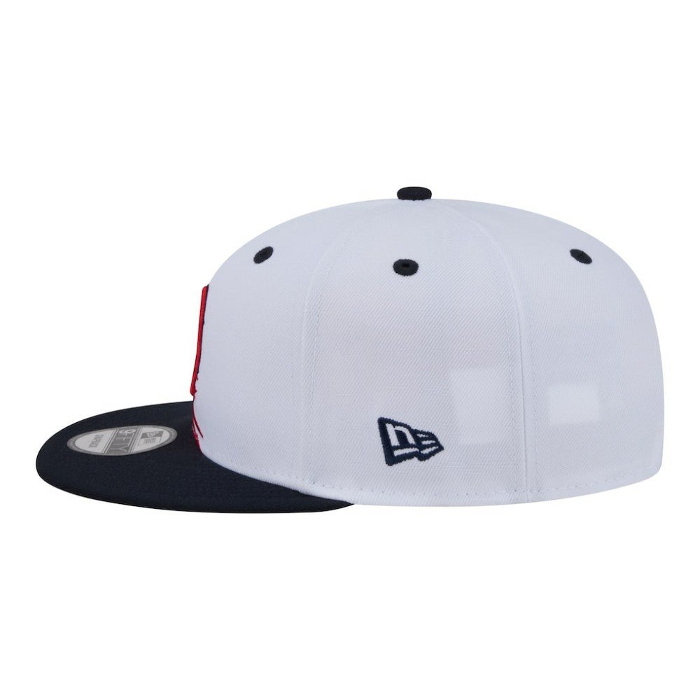 Boston Red Sox New Era 9FIFTY Snapback Hat - White/Navy - New Era Lifestyle