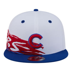 Chicago Cubs New Era 9FIFTY Snapback Hat - White/Royal - New Era on Sale