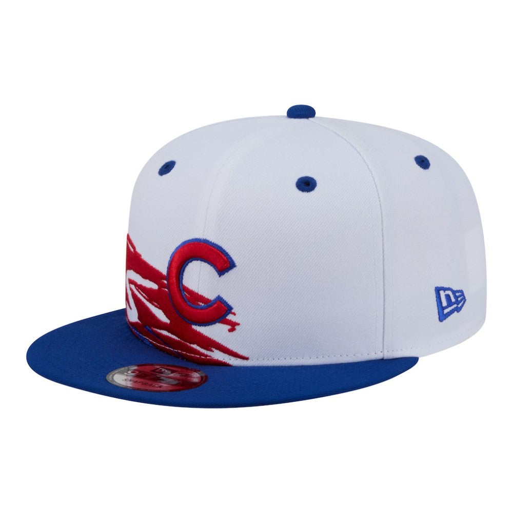 Chicago Cubs New Era 9FIFTY Snapback Hat - White/Royal - New Era on Sale