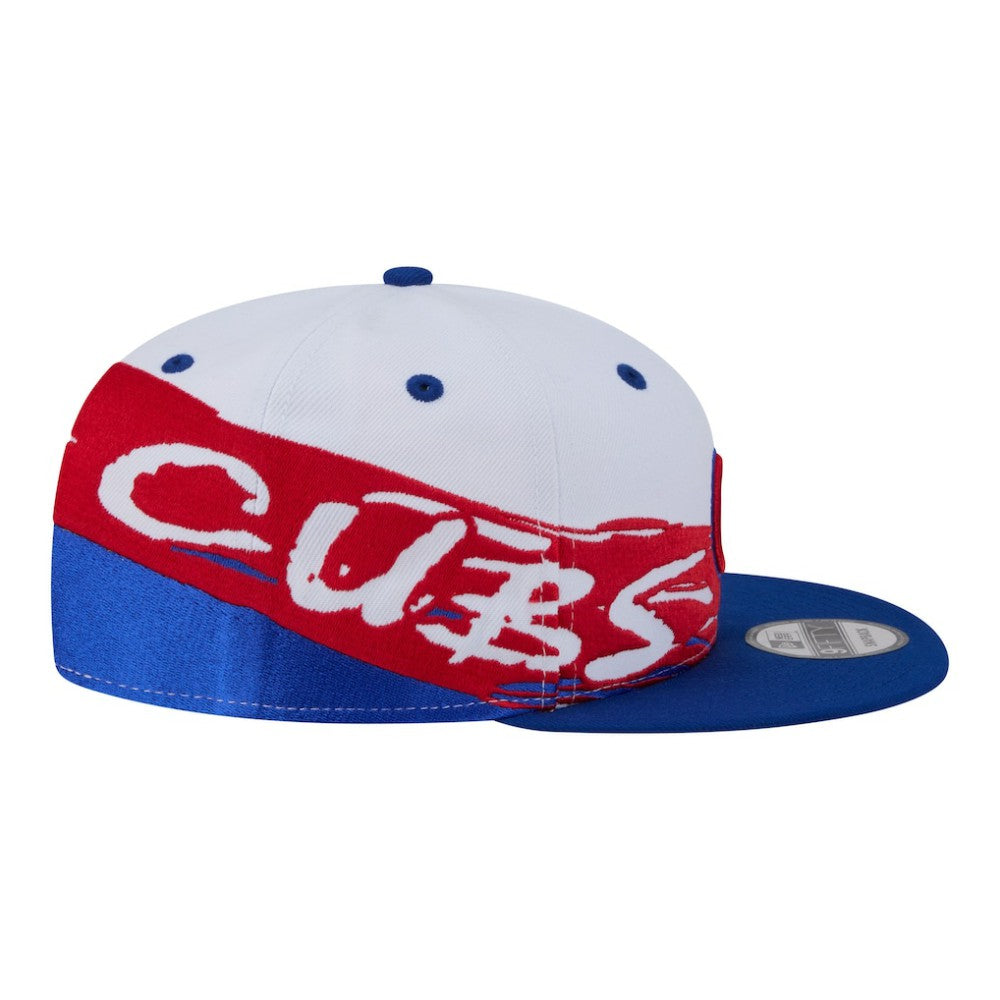Chicago Cubs New Era 9FIFTY Snapback Hat - White/Royal - New Era on Sale