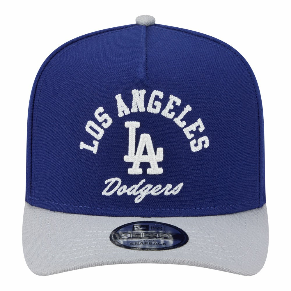 Los Angeles Dodgers New Era Arched A-Frame 9FIFTY Adjustable Hat - Royal/Gray - New Era Online