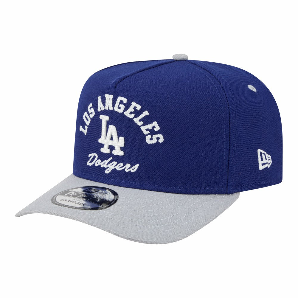 Los Angeles Dodgers New Era Arched A-Frame 9FIFTY Adjustable Hat - Royal/Gray - New Era Online