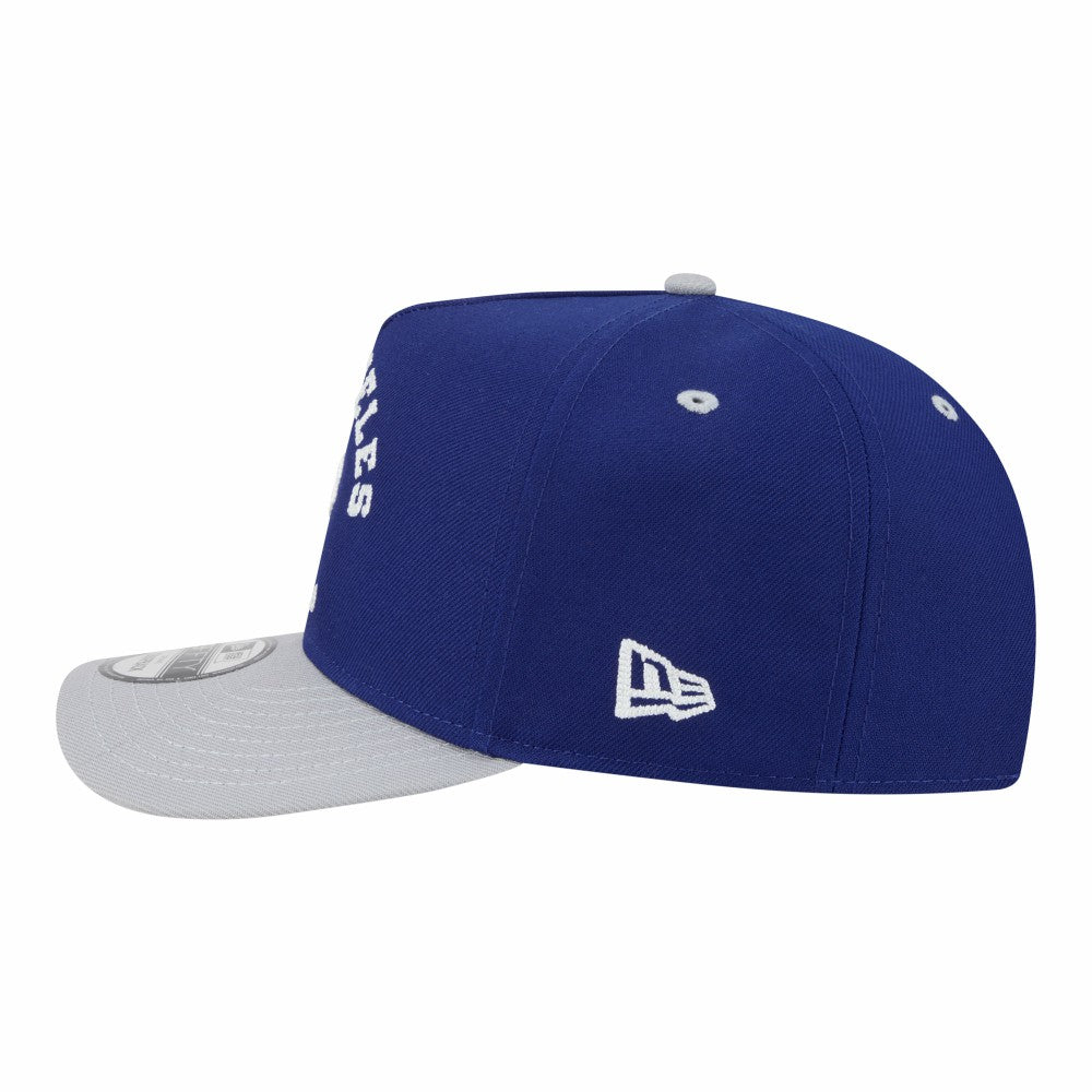 Los Angeles Dodgers New Era Arched A-Frame 9FIFTY Adjustable Hat - Royal/Gray - New Era Online