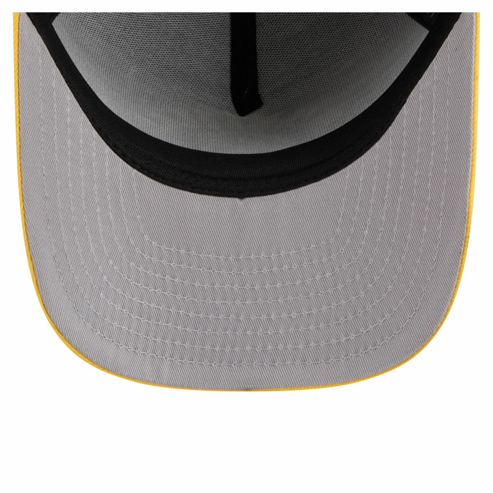 Milwaukee Brewers New Era Arched A-Frame 9FIFTY Adjustable Hat - Navy/Gold - New Era Online