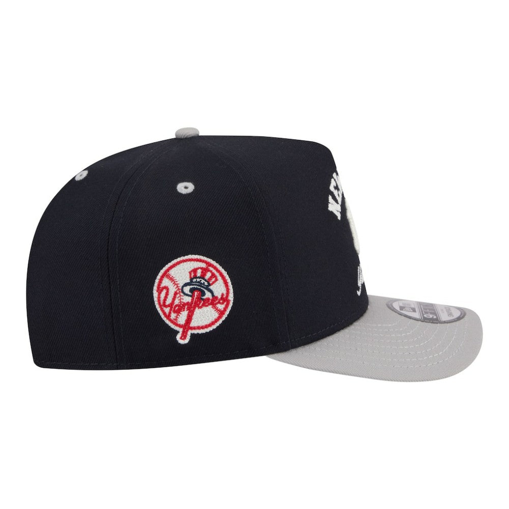 New York Yankees New Era Arched A-Frame 9FIFTY Adjustable Hat - Navy - New Era Sale