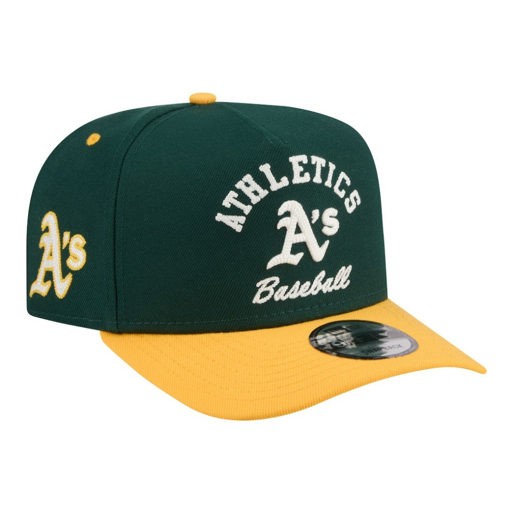 Athletics New Era Arched A-Frame 9FIFTY Adjustable Hat - Green - New Era Online