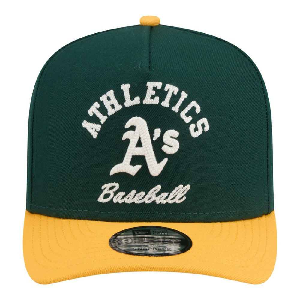 Athletics New Era Arched A-Frame 9FIFTY Adjustable Hat - Green - New Era Online