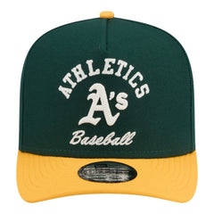 Athletics New Era Arched A-Frame 9FIFTY Adjustable Hat - Green - New Era Online