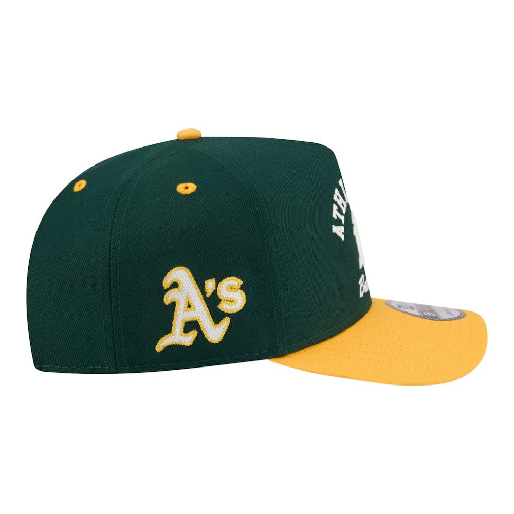 Athletics New Era Arched A-Frame 9FIFTY Adjustable Hat - Green - New Era Online