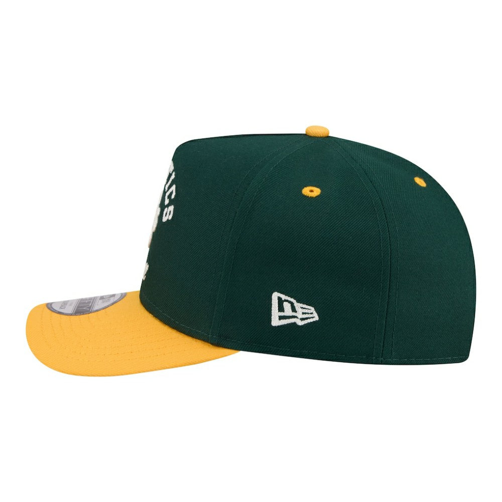 Athletics New Era Arched A-Frame 9FIFTY Adjustable Hat - Green - New Era Online