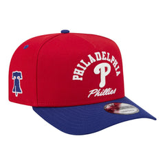 Philadelphia Phillies New Era Arched A-Frame 9FIFTY Adjustable Hat - Red/Royal - New Era Online