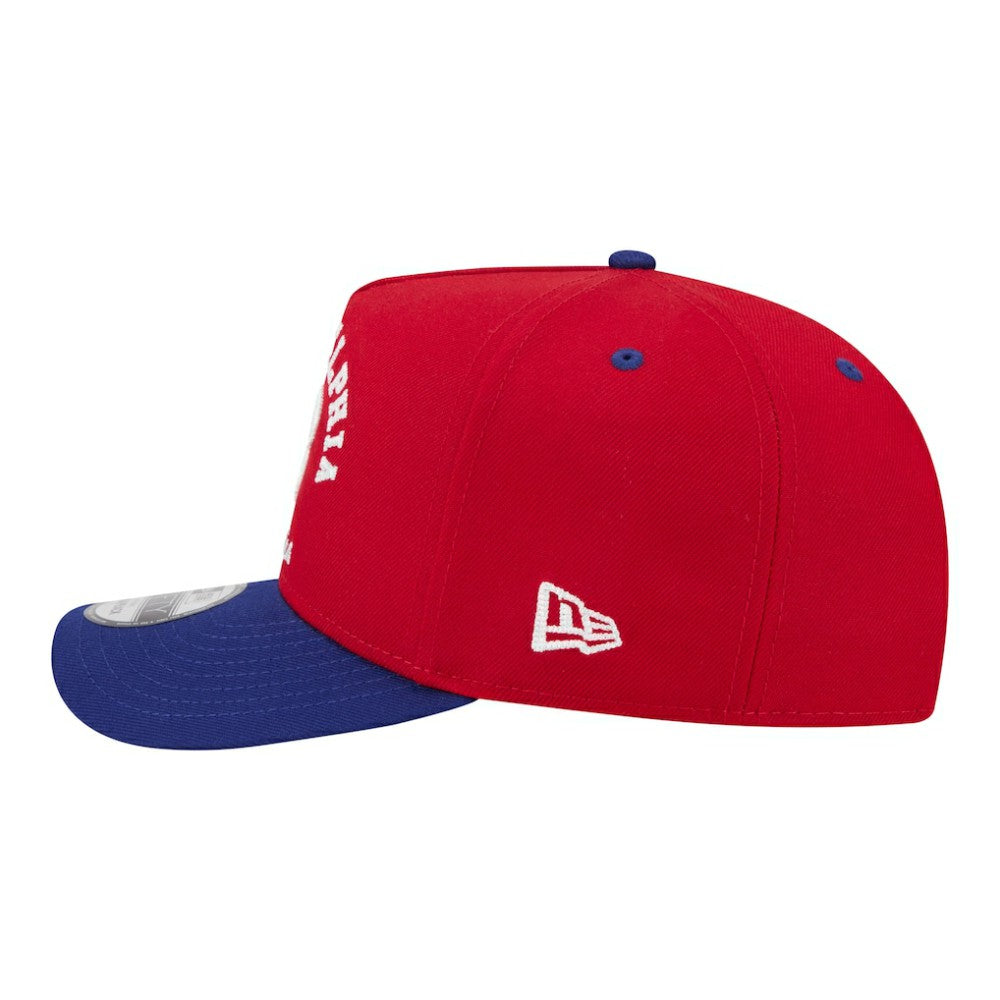 Philadelphia Phillies New Era Arched A-Frame 9FIFTY Adjustable Hat - Red/Royal - New Era Online