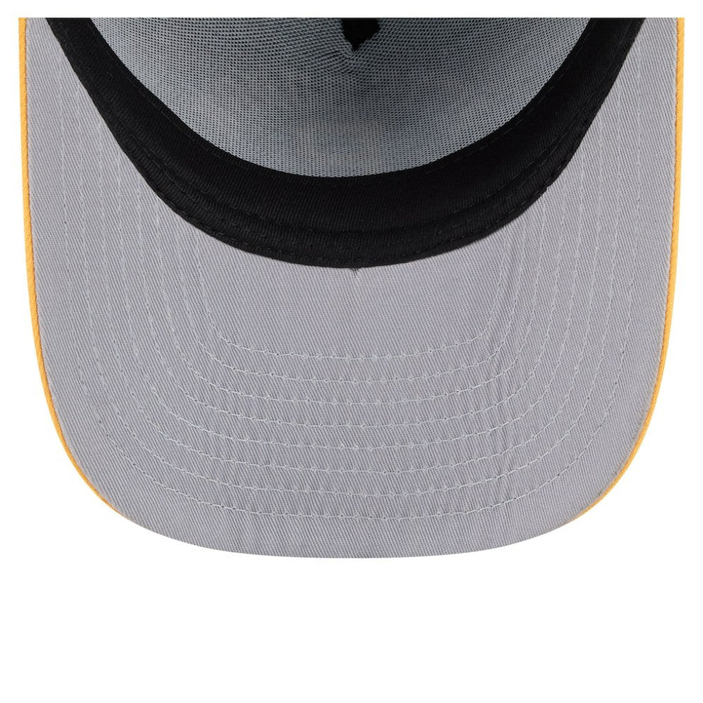 Pittsburgh Pirates New Era Arched A-Frame 9FIFTY Adjustable Hat - Black/Gold - New Era Discount