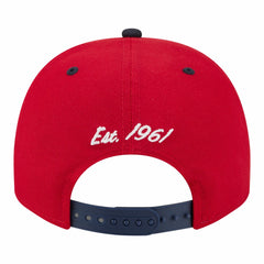 Los Angeles Angels New Era Arched A-Frame 9FIFTY Adjustable Hat - Red/Navy - New Era on Sale