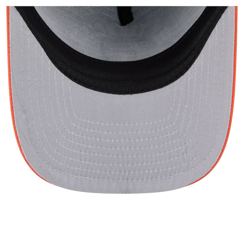 San Francisco Giants New Era Arched A-Frame 9FIFTY Adjustable Hat - Black/Orange - New Era Discount