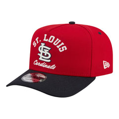 St. Louis Cardinals New Era Arched A-Frame 9FIFTY Adjustable Hat - Red/Navy - New Era Sale