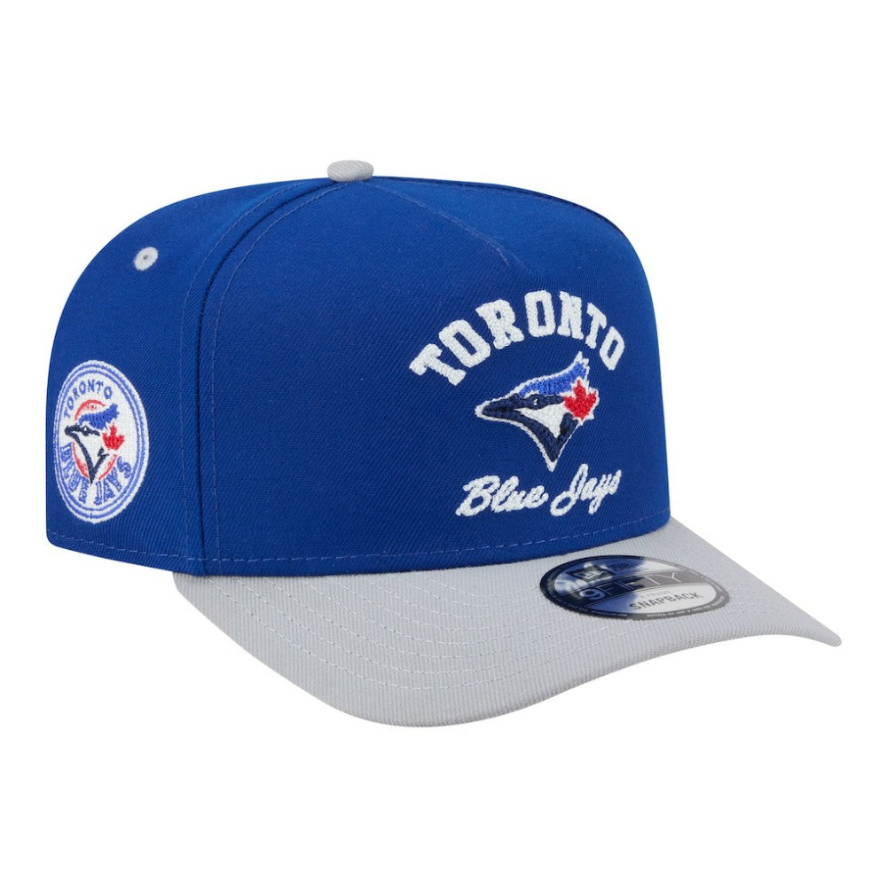 Toronto Blue Jays New Era Arched A-Frame 9FIFTY Adjustable Hat - Royal/Gray - New Era Lifestyle