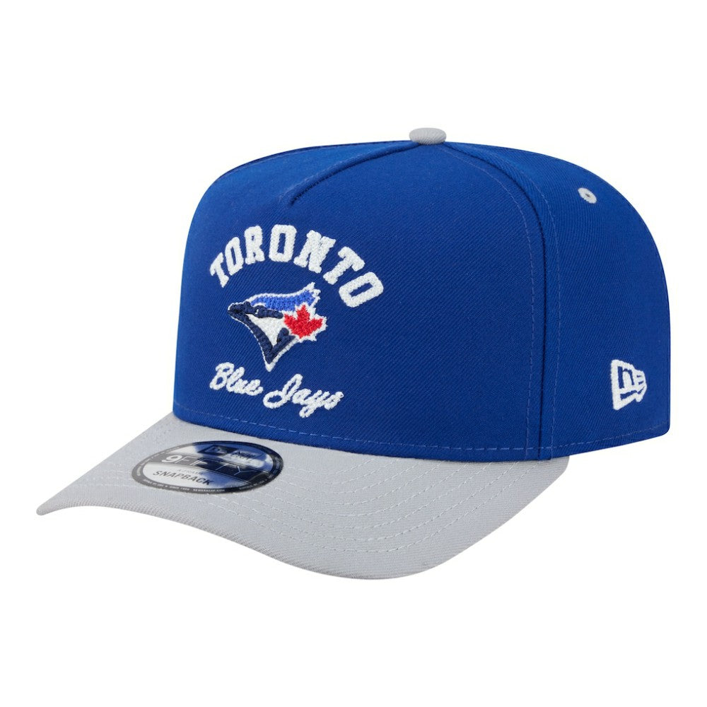 Toronto Blue Jays New Era Arched A-Frame 9FIFTY Adjustable Hat - Royal/Gray - New Era Lifestyle