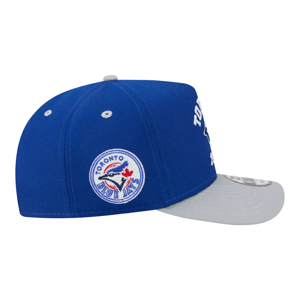 Toronto Blue Jays New Era Arched A-Frame 9FIFTY Adjustable Hat - Royal/Gray - New Era Lifestyle