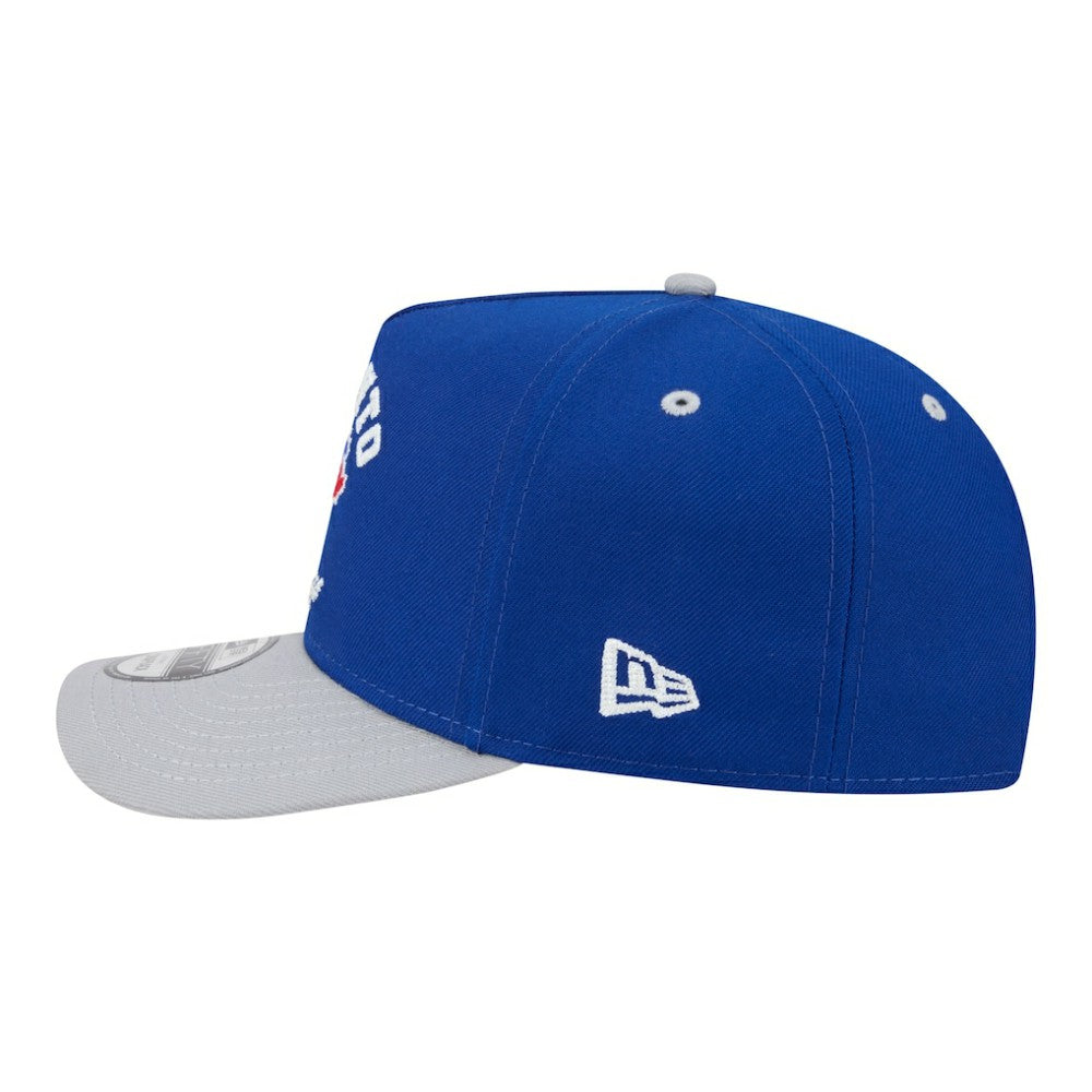 Toronto Blue Jays New Era Arched A-Frame 9FIFTY Adjustable Hat - Royal/Gray - New Era Lifestyle