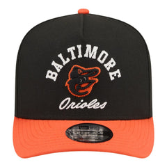 Baltimore Orioles New Era Arched A-Frame 9FIFTY Adjustable Hat - Black/Orange - New Era Lifestyle
