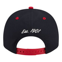 Boston Red Sox New Era Arched A-Frame 9FIFTY Adjustable Hat - Navy/Red - New Era Sale