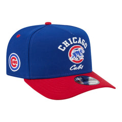 Chicago Cubs New Era Arched A-Frame 9FIFTY Adjustable Hat - Royal/Red - New Era Discount