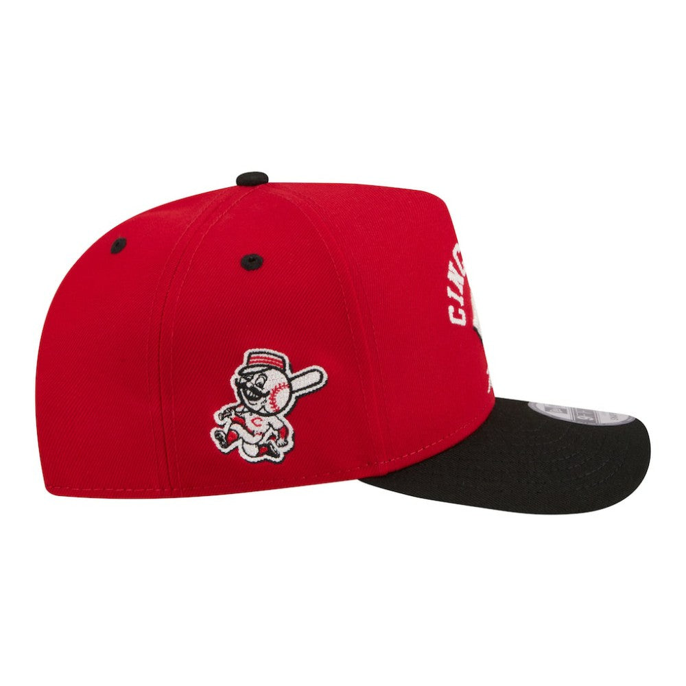 Cincinnati Reds New Era Arched A-Frame 9FIFTY Adjustable Hat - Red - New Era on Sale