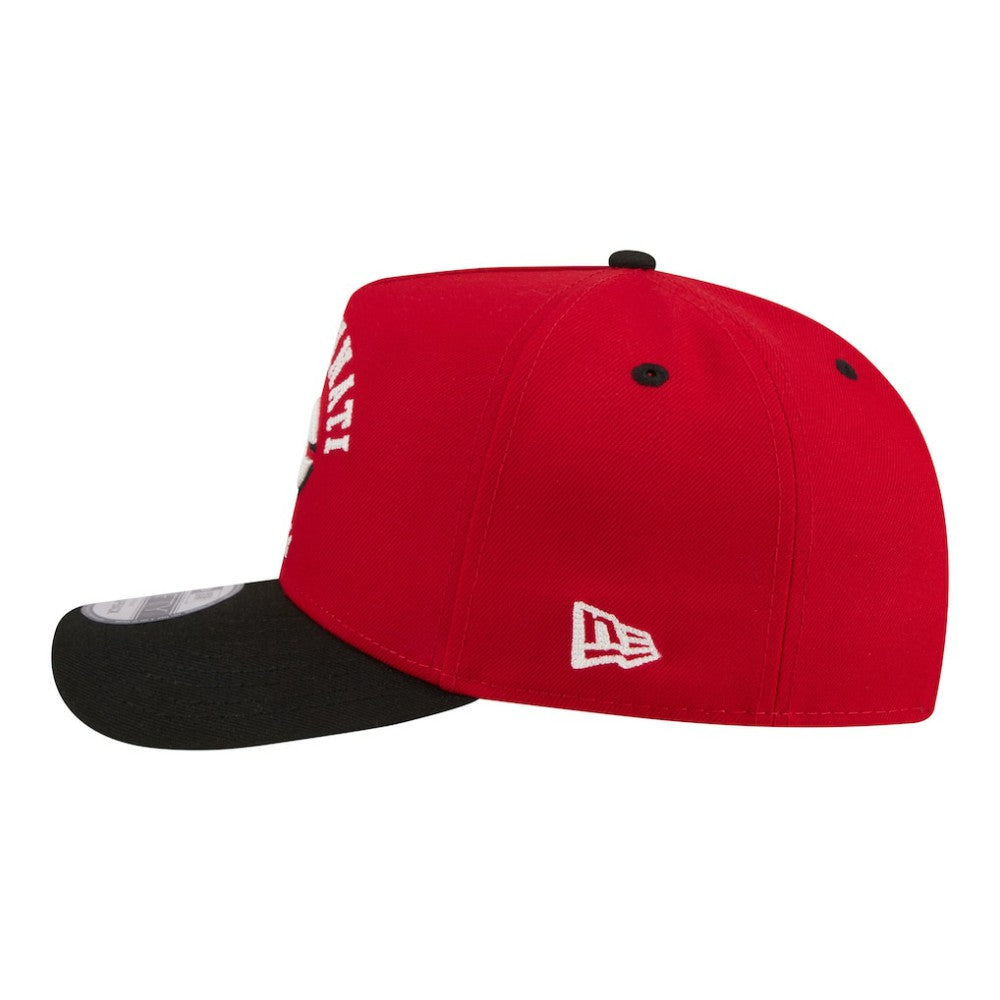Cincinnati Reds New Era Arched A-Frame 9FIFTY Adjustable Hat - Red - New Era on Sale