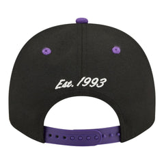 Colorado Rockies New Era Arched A-Frame 9FIFTY Adjustable Hat - Black/Purple - New Era on Sale