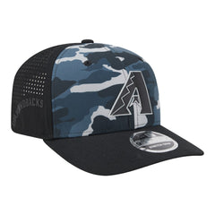 Arizona Diamondbacks New Era Tonal Camo 9SEVENTY Stretch-Snap Hat - Black - New Era Discount