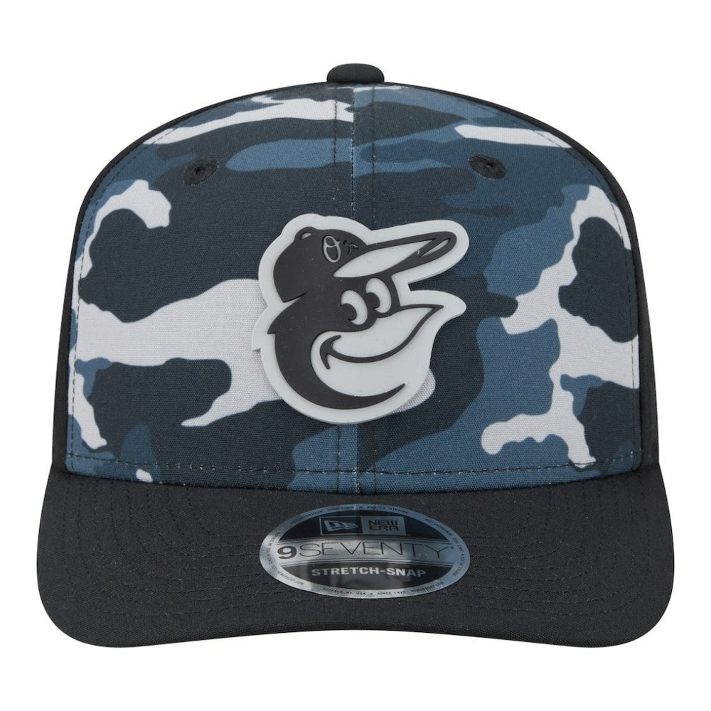Baltimore Orioles New Era Tonal Camo 9SEVENTY Stretch-Snap Hat - Black - New Era Sale
