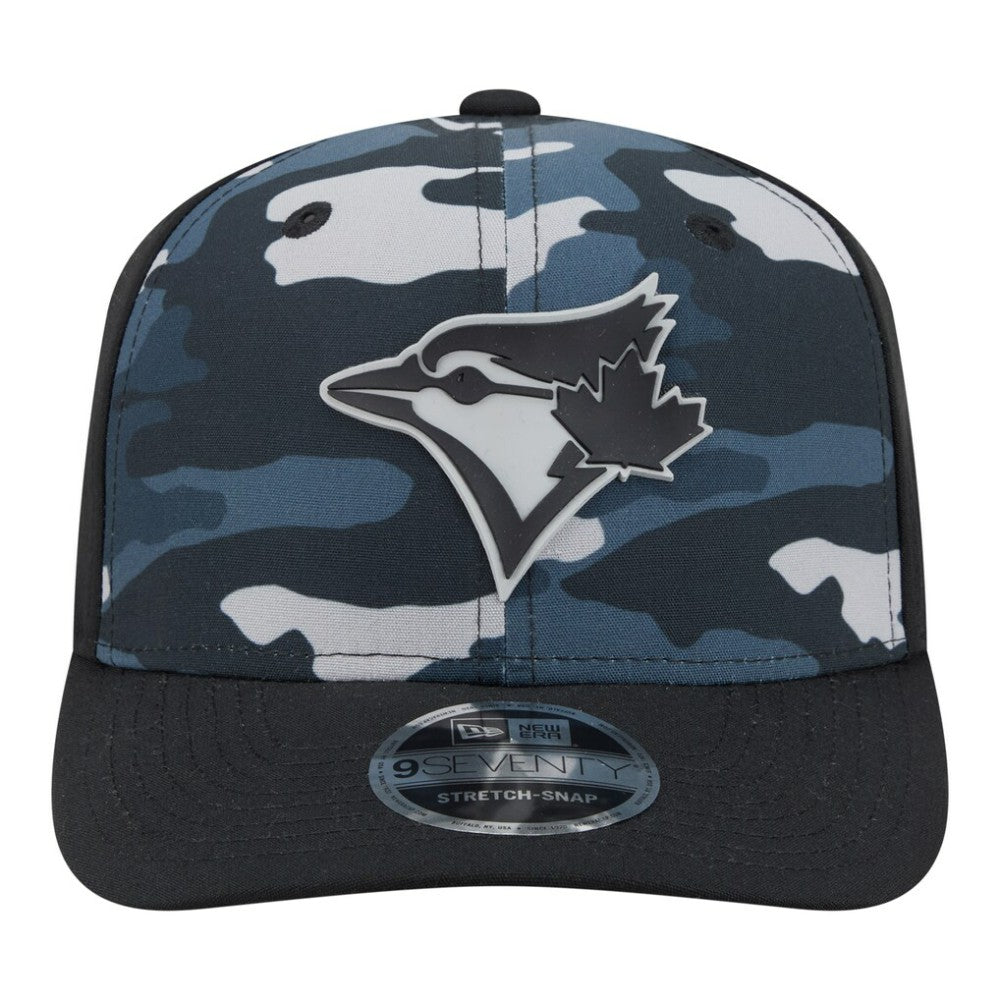 Toronto Blue Jays New Era Tonal Camo 9SEVENTY Stretch-Snap Hat - Black - New Era Online