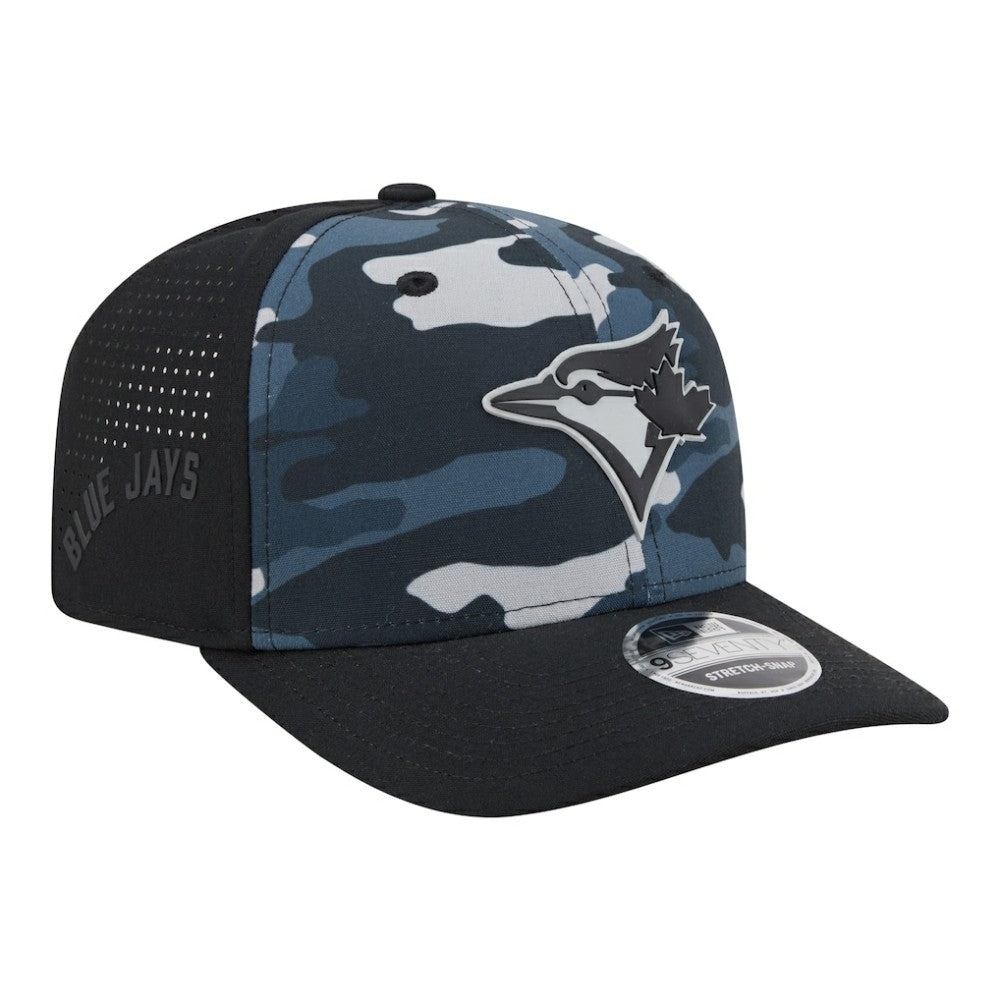 Toronto Blue Jays New Era Tonal Camo 9SEVENTY Stretch-Snap Hat - Black - New Era Online