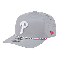 Philadelphia Phillies New Era Sport Rope 9SEVENTY Adjustable Hat - Gray - New Era Lifestyle