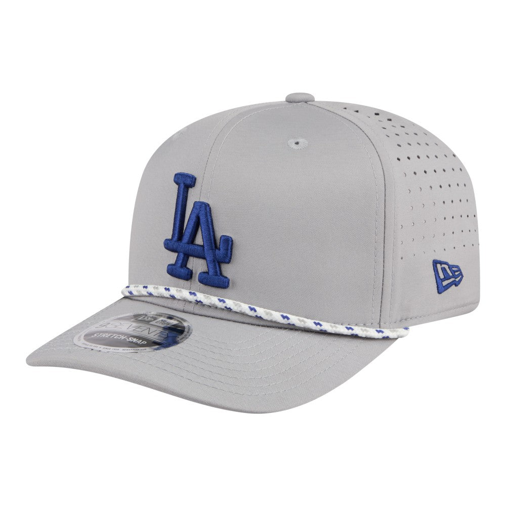 Los Angeles Dodgers New Era Sport Rope 9SEVENTY Adjustable Hat - Gray - New Era on Sale