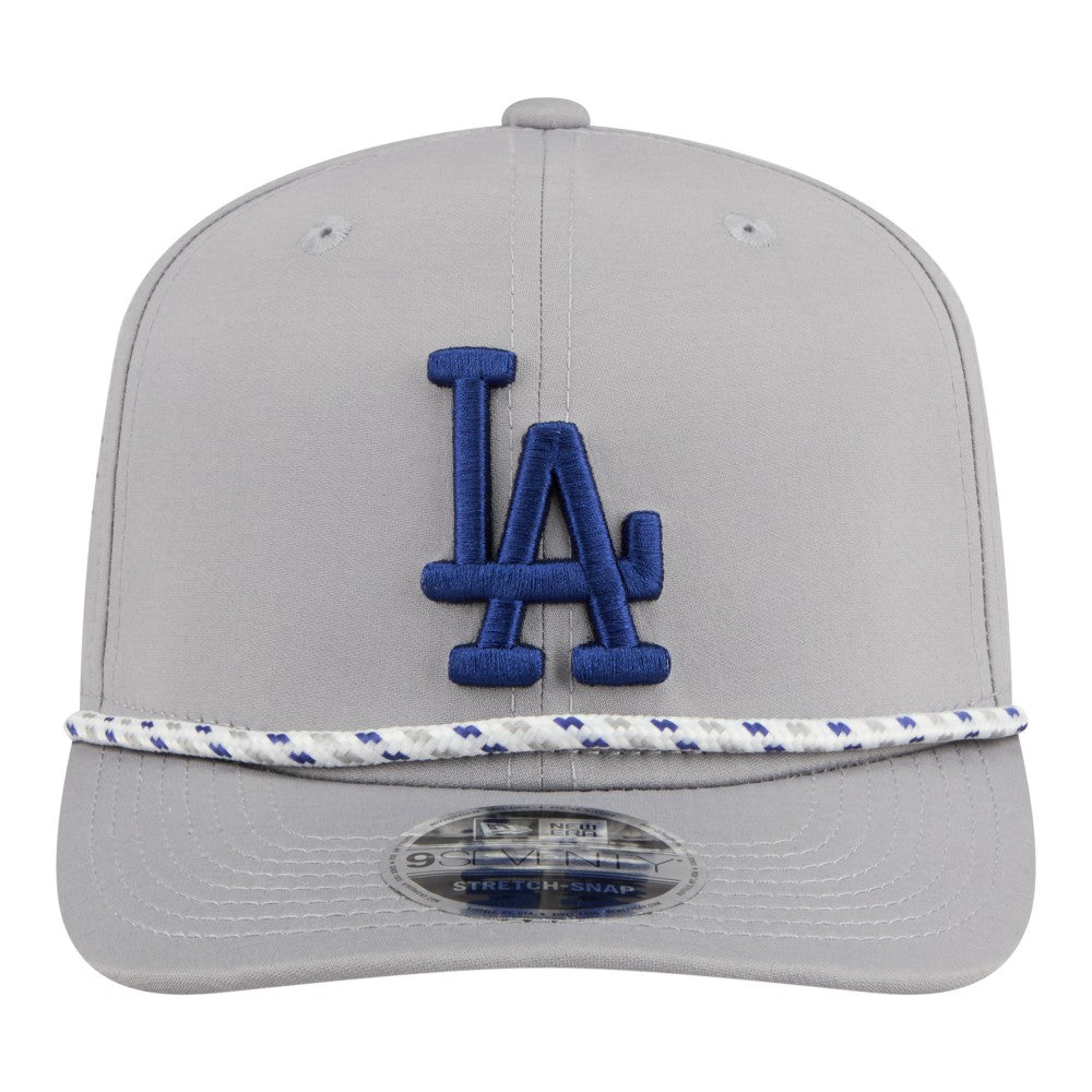 Los Angeles Dodgers New Era Sport Rope 9SEVENTY Adjustable Hat - Gray - New Era on Sale