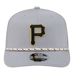 Pittsburgh Pirates New Era Sport Rope 9SEVENTY Adjustable Hat - Gray - New Era Sale